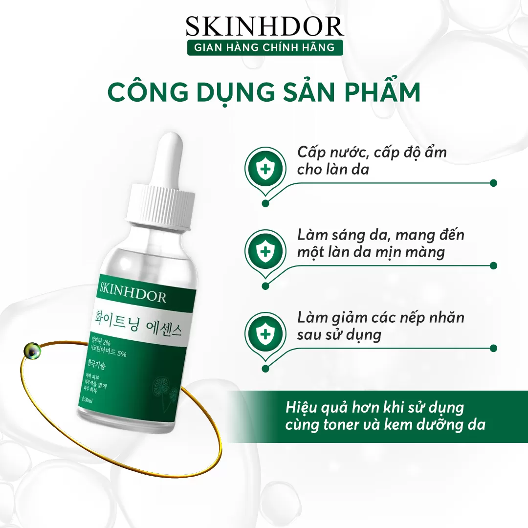 Serum Mờ Nám Sáng Da SKINHDOR